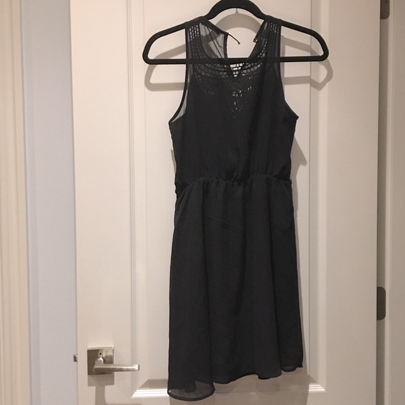 Dex Black Beaded Detail Blouson Dress - Picture 2 of 12